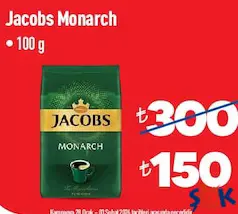 JACOBS MONARCH FİLTRE KAHVE 100 GR fiyat ve kampanya bilgisi
